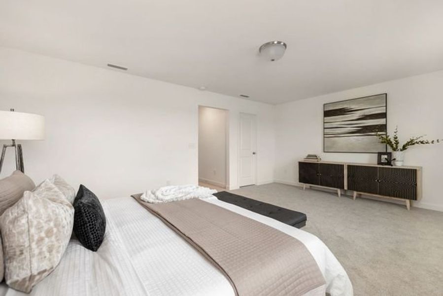 Representative furnished interior of a home built from the Eden by True Homes in Tanglewood East, Angier (Image 15).