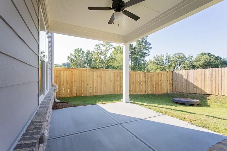 Exterior details and patio area of a home in , Buford (Image 15).