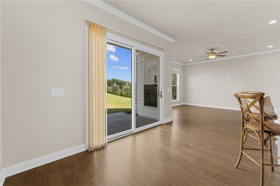 Spacious, unfurnished interior of a new home in Palisades Single Family, Cumming (Image 58). Spacious, unfurnished interior of a new home in Palisades Single Family, Cumming (Image 58).