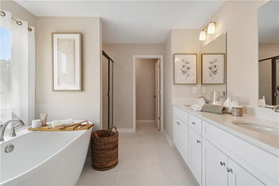 Furnished interior view inside a new home in Westwind Estates, Hampton (Image 39).