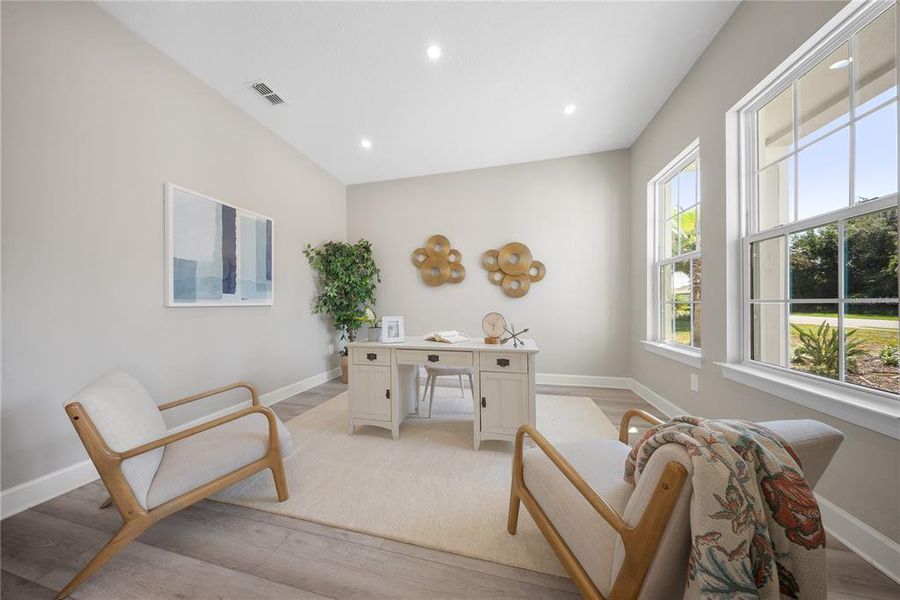 Furnished interior view inside a new home in Fire Creek, Gotha (Image 36). Furnished interior view inside a new home in Fire Creek, Gotha (Image 36).