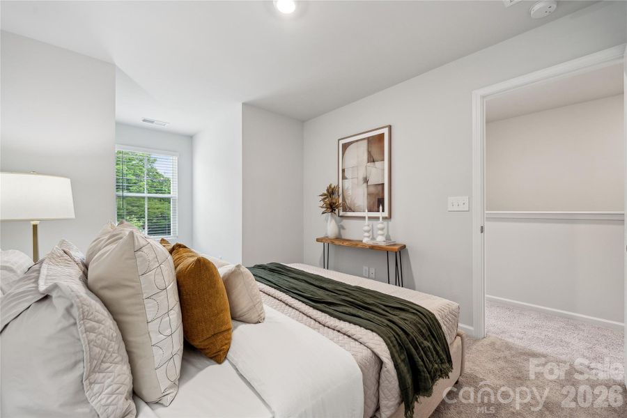 Furnished interior view inside a new home in Nichols Landing, Charlotte (Image 10).