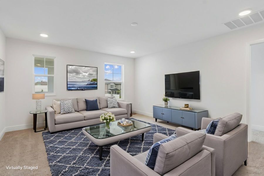 Game Room - Virtually Staged