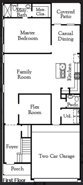 2D floor plan layout of this home in Creekhaven, Rosharon, TX (Image 3). 2D floor plan layout of this home in Creekhaven, Rosharon, TX (Image 3).