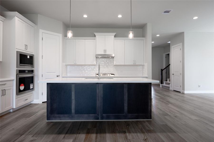 Furnished interior view inside a new home in Sunterra, Katy (Image 6). Furnished interior view inside a new home in Sunterra, Katy (Image 6).