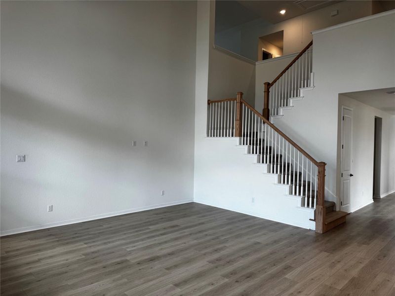 Family Room with Soaring Ceilings