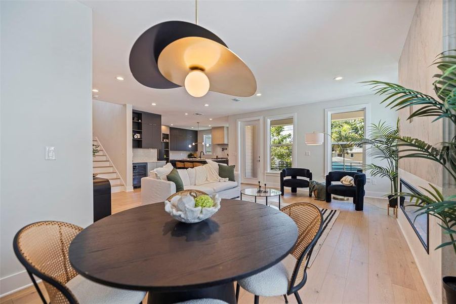 Furnished interior view inside a new home in , St. Petersburg (Image 29).