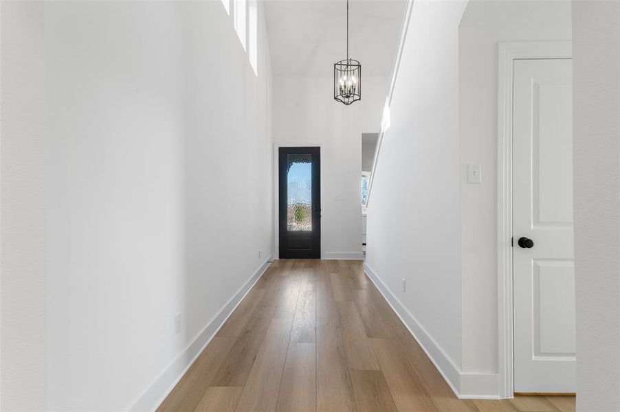 Soaring Ceilings Create a Dramatic Entryway