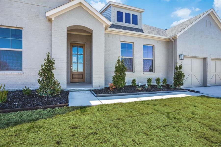 Exterior details and patio area of a home in Brookside Phase IV, Benbrook (Image 2). Exterior details and patio area of a home in Brookside Phase IV, Benbrook (Image 2).