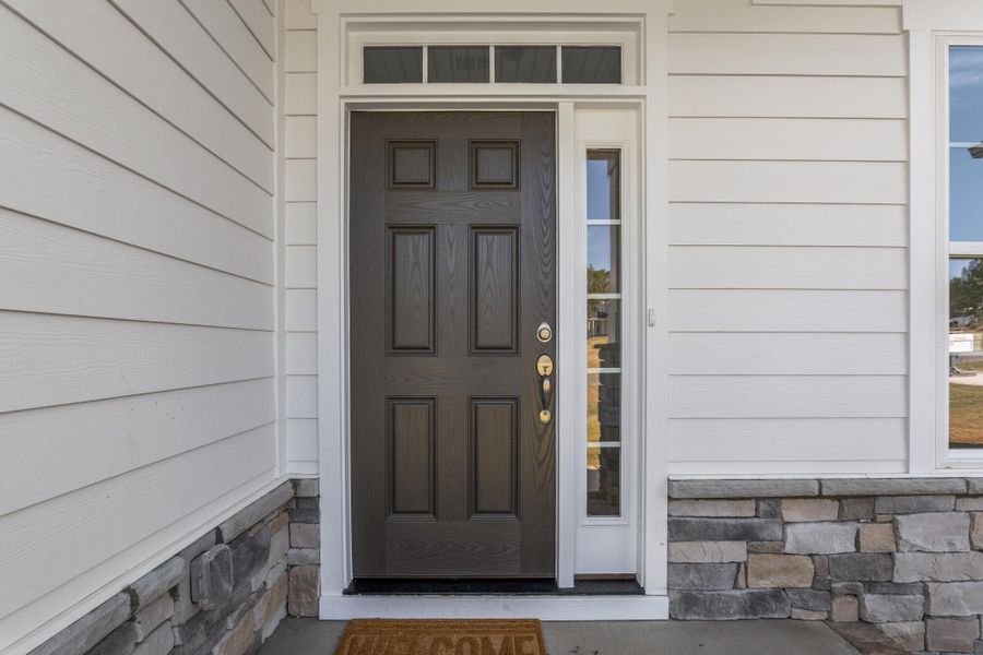 Exterior details and patio area of a home in Hancock Farms, Aiken (Image 3).