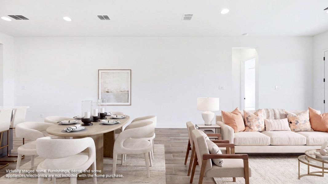 Furnished interior view inside a new home in Lakewood Village, Lakewood Village (Image 7). Furnished interior view inside a new home in Lakewood Village, Lakewood Village (Image 7).