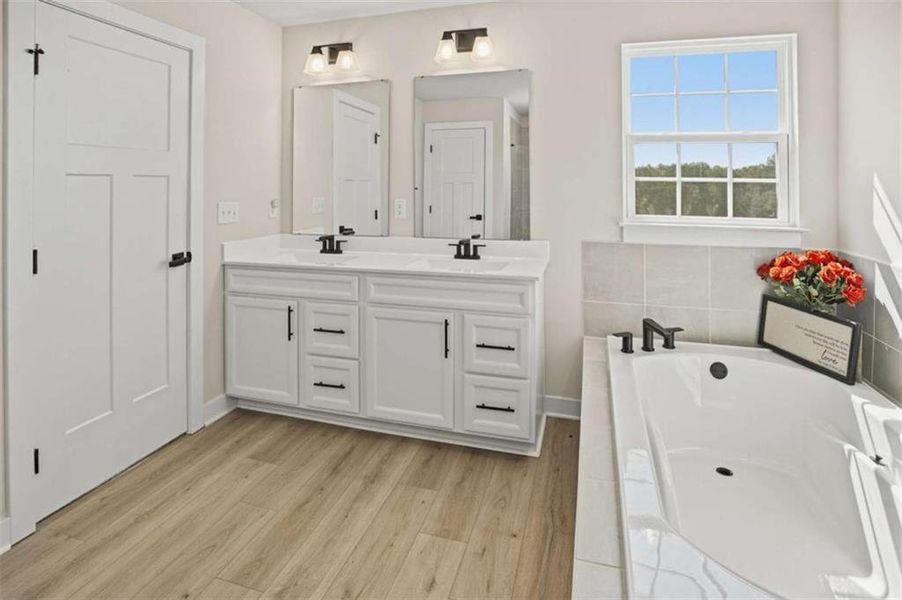 Furnished interior view inside a new home in , Locust Grove (Image 15).