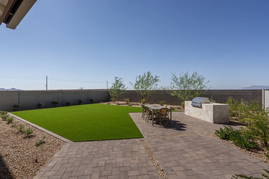 Backyard | Monument | Wildera – Valley Series | New Homes in San Tan Valley, AZ | Landsea Homes