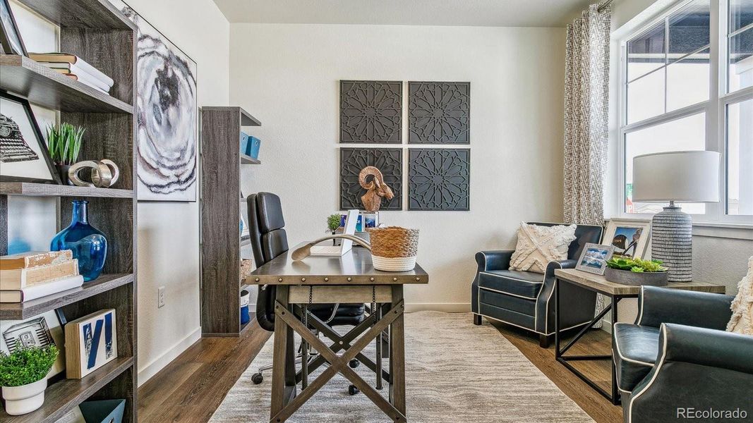 Furnished interior view inside a new home in Sky Ranch, Watkins (Image 14).