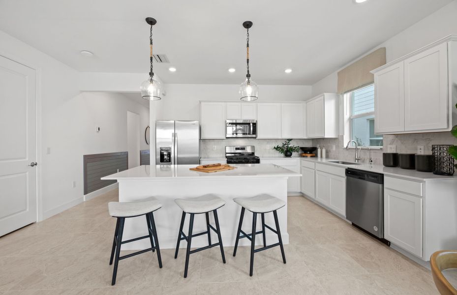 Furnished interior view inside a new home in Sweetwater Hills, Moore (Image 5).
