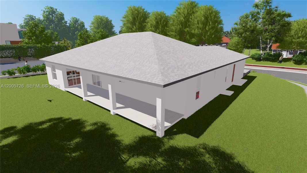 Exterior details and patio area of a home in , Lehigh Acres (Image 5).