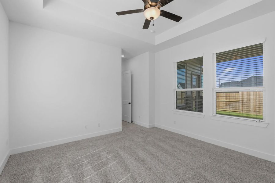 Representative unfurnished interior of a home built from the Sorenstam by Chesmar Homes in Riceland Alley Loads, Mont Belvieu (Image 62).