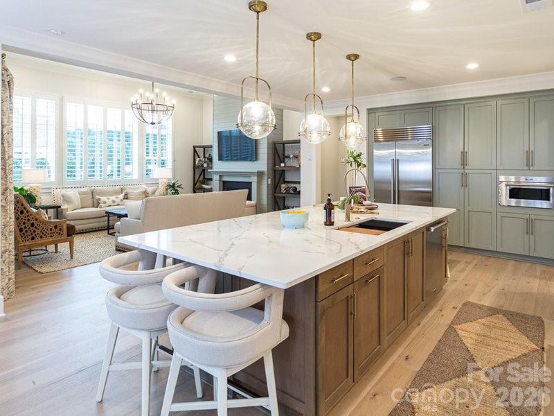 Furnished interior view inside a new home in , Davidson (Image 24).