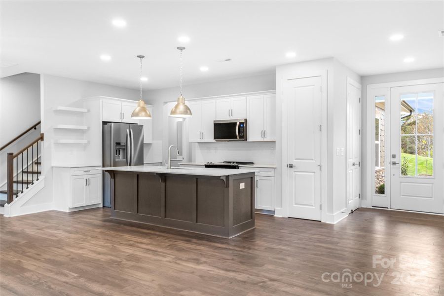 Furnished interior view inside a new home in , Weaverville (Image 7).