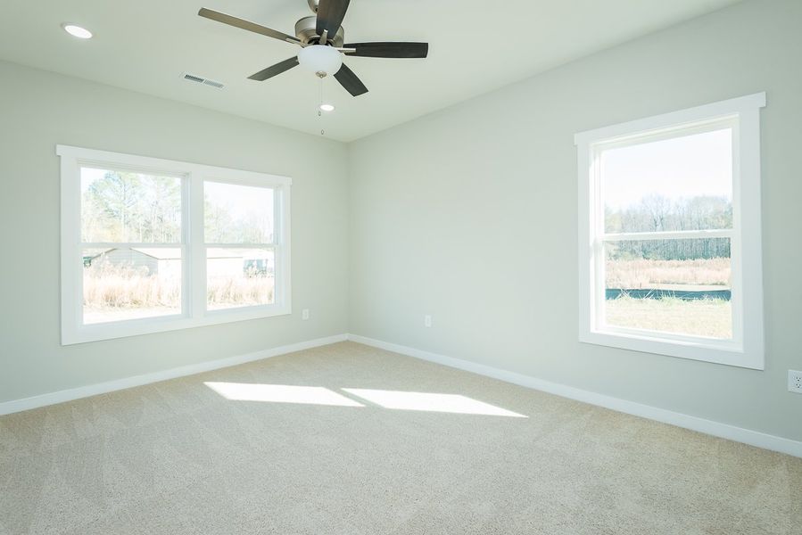 Representative unfurnished interior of a home built from the McKenzie E by Foundation Home Builders LLC in Pallini Place, Ossipee (Image 17).