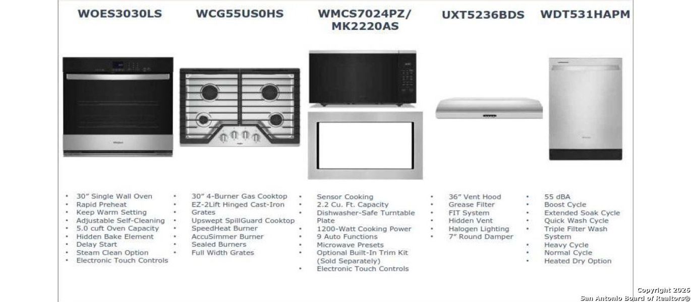 Sample of building materials used in homes in Homestead 65', Schertz (Image 38).