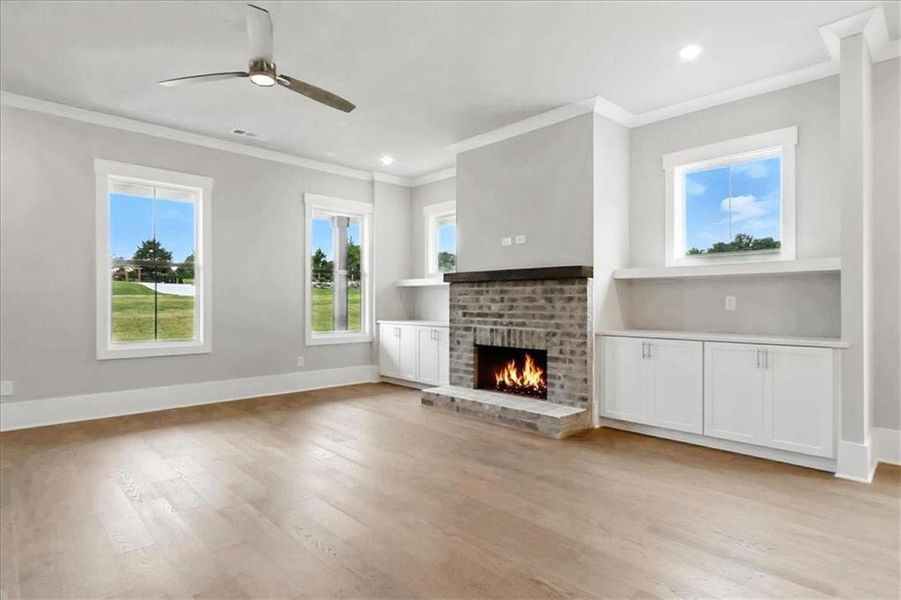 Spacious, unfurnished interior of a new home in Old Town Estates, Dacula (Image 57).
