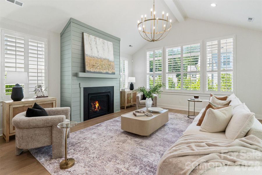 Furnished interior view inside a new home in , Fort Mill (Image 7).