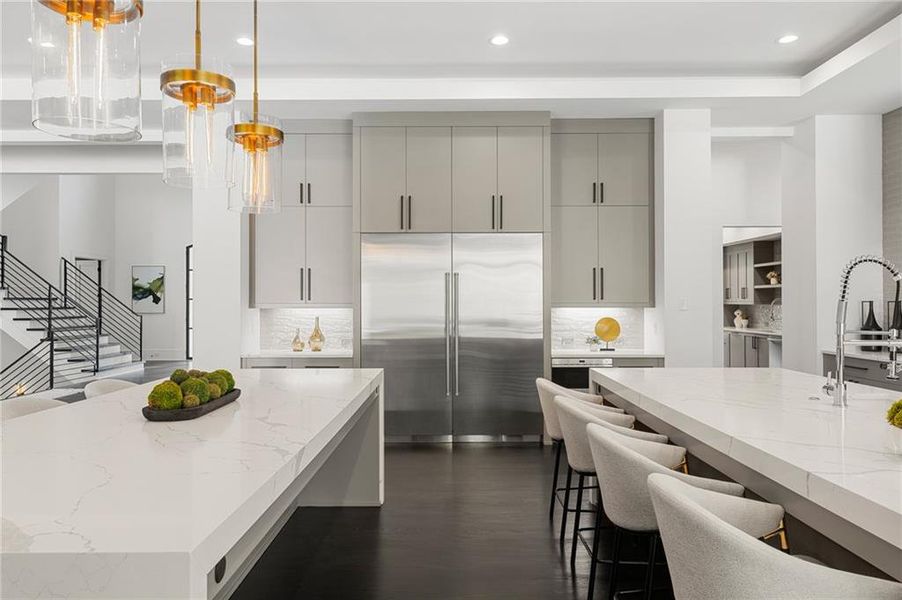 Furnished interior view inside a new home in , Sandy Springs (Image 34).