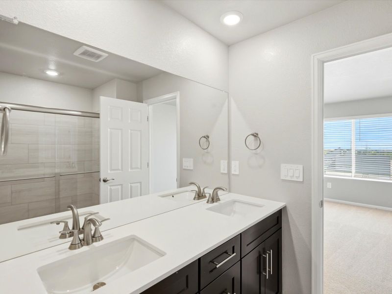 Furnished interior view inside a new home in Three Hills, Morrison (Image 6).