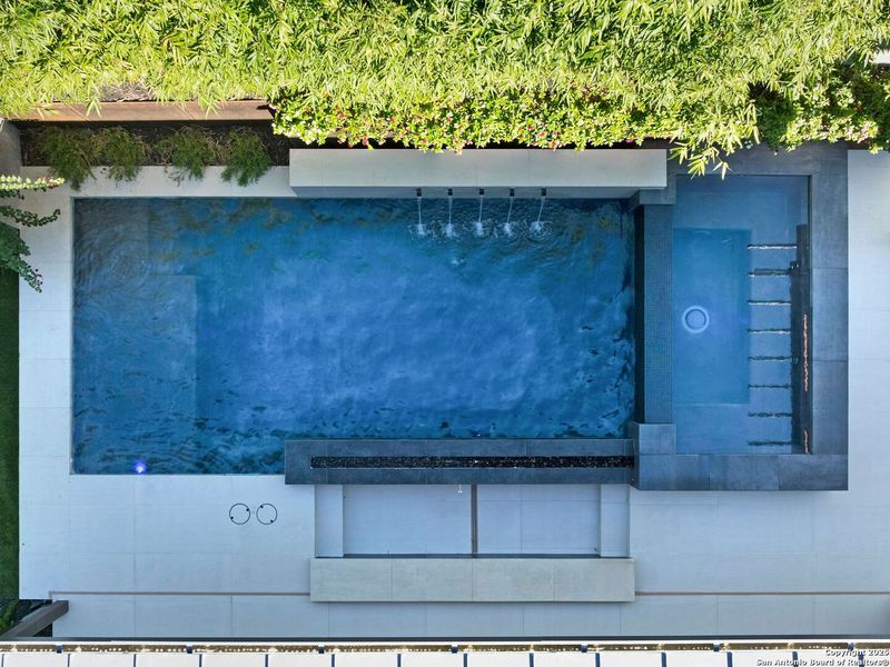 Exterior details and patio area of a home in , San Antonio (Image 36).
