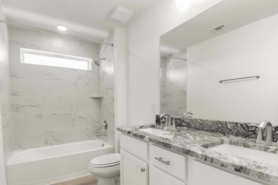 Furnished interior view inside a new home in Easton Park, Austin (Image 11).