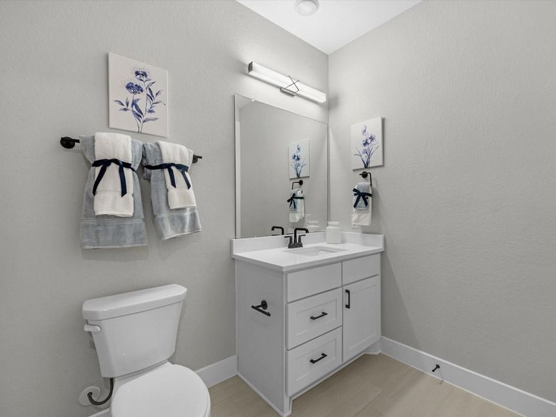 Furnished interior view inside a new home in , Fulshear (Image 37).