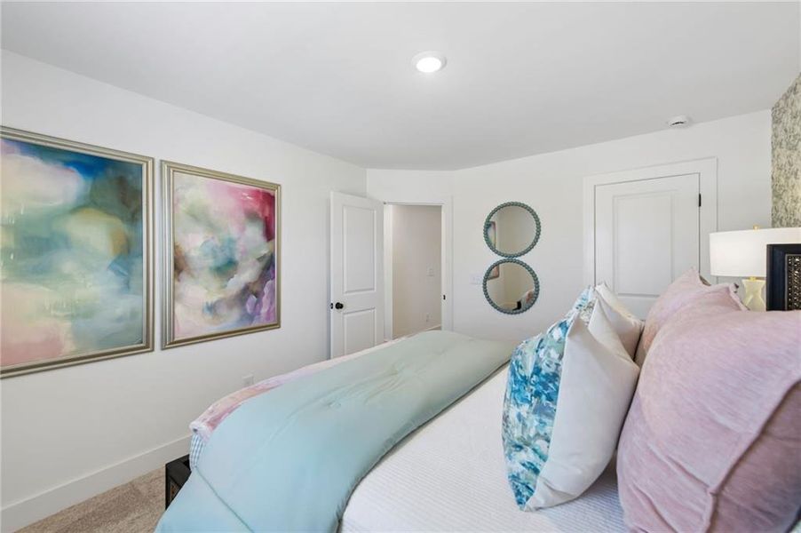 Furnished interior view inside a new home in Tribute, Hoschton (Image 29).