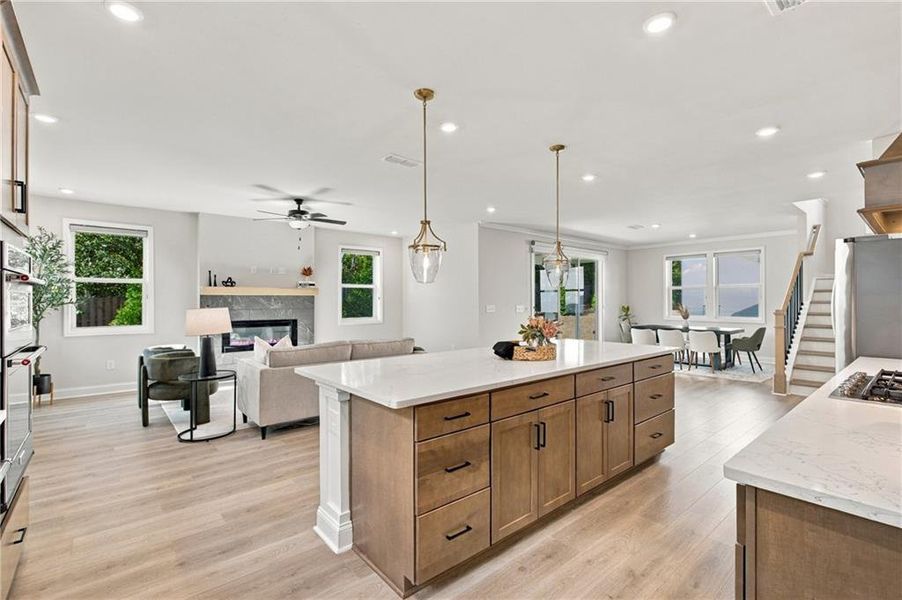 Furnished interior view inside a new home in The Paddocks at Doc Hughes, Buford (Image 22). Furnished interior view inside a new home in The Paddocks at Doc Hughes, Buford (Image 22).