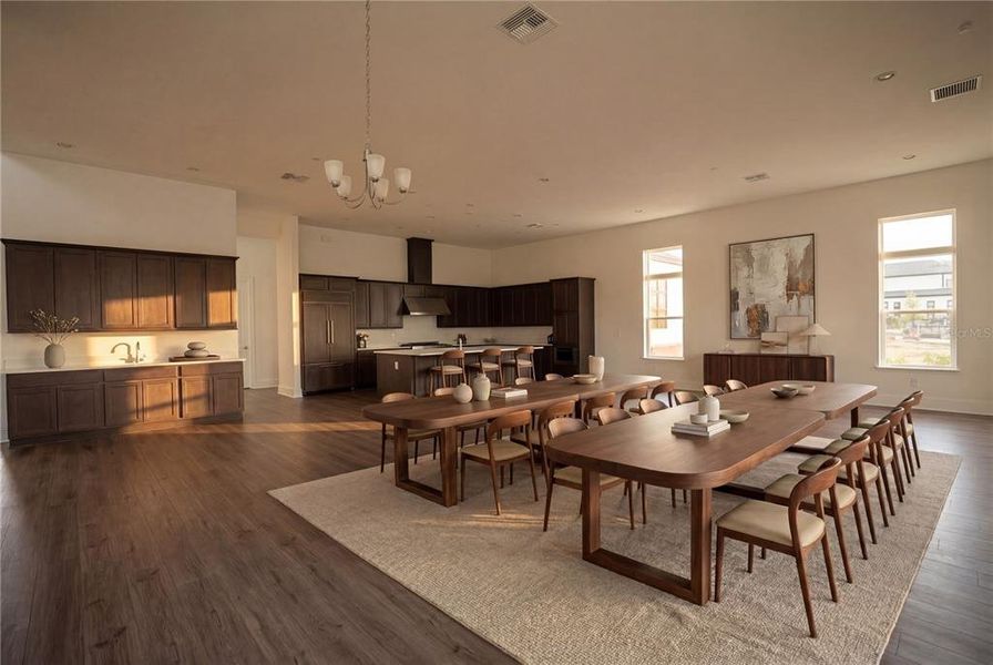 Furnished interior view inside a new home in , Montverde (Image 13). Furnished interior view inside a new home in , Montverde (Image 13).