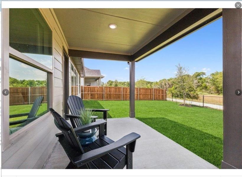 Exterior details and patio area of a home in , Princeton (Image 2). Exterior details and patio area of a home in , Princeton (Image 2).