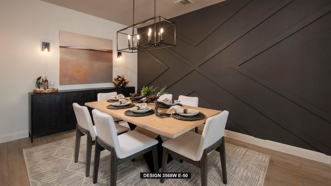 Furnished interior view inside a new home in Lariat 60', Liberty Hill (Image 15).