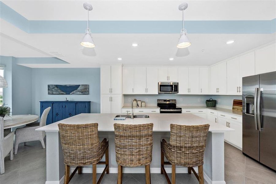 Furnished interior view inside a new home in , Venice (Image 9).