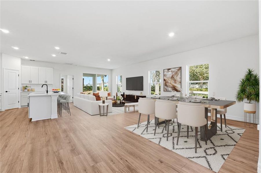 Furnished interior view inside a new home in , Groveland (Image 9).