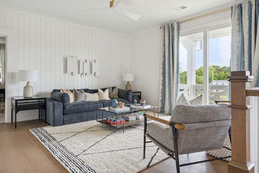 Furnished interior view inside a new home in Miller's Crossing, Johns Island (Image 23).