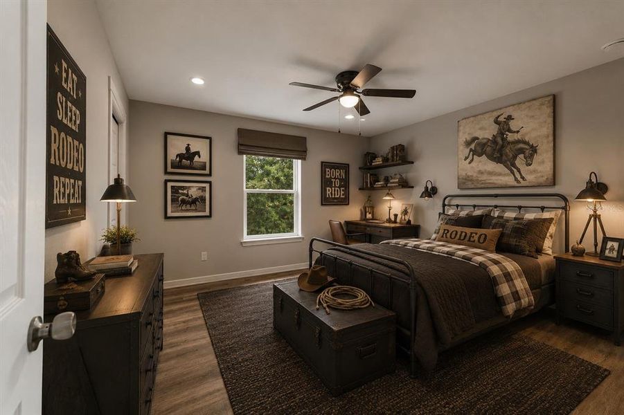 Furnished interior view inside a new home in , Ocklawaha (Image 8).
