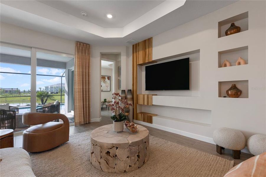 Furnished interior view inside a new home in Calusa Country Club, Lakewood Ranch (Image 23).