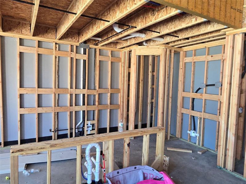 In-progress construction of a new home in , Porter, TX (Image 8). In-progress construction of a new home in , Porter, TX (Image 8).