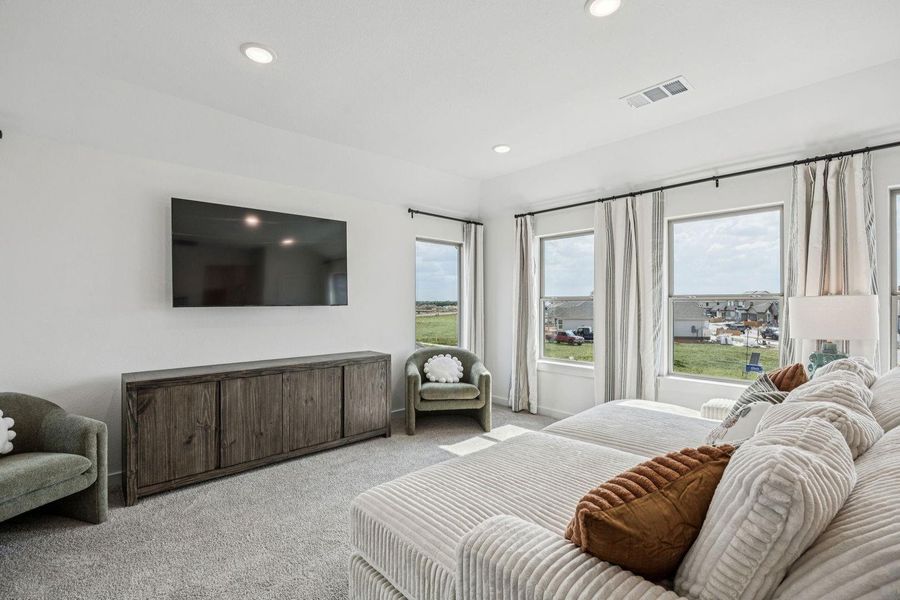 Game Room in the Trinity home plan by Trophy Signature Homes – REPRESENTATIVE PHOTO Game Room in the Trinity home plan by Trophy Signature Homes – REPRESENTATIVE PHOTO