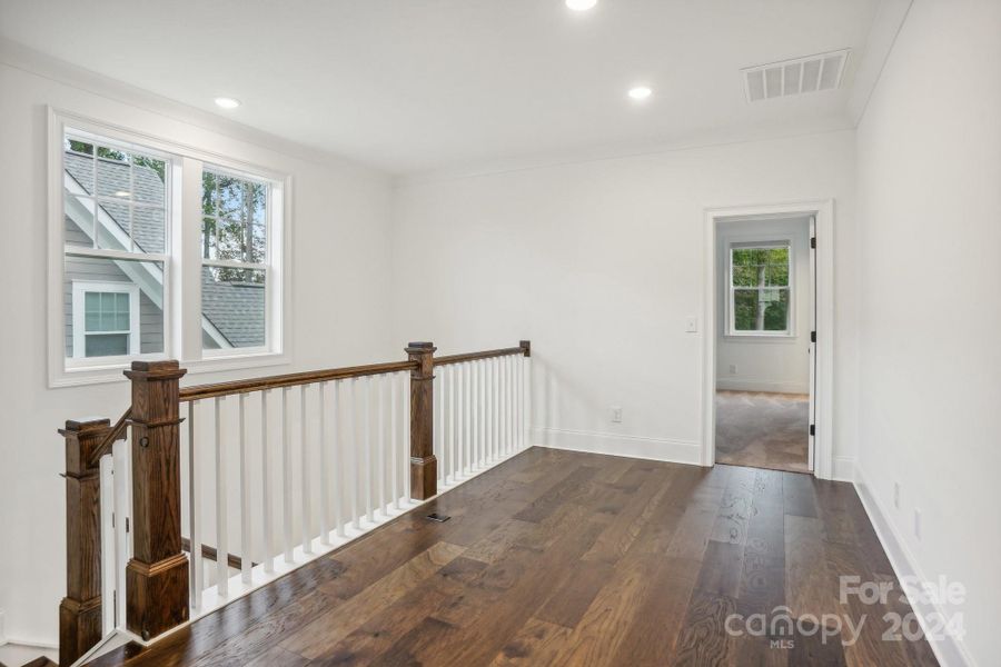 Loft area on upper level makes a perfect reading area or homework area.