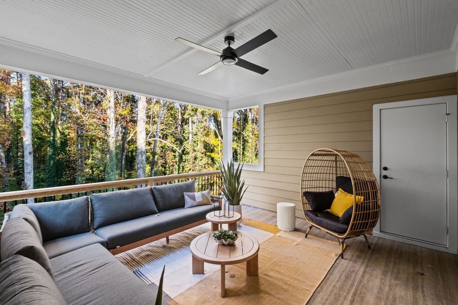 Representative exterior details of a home built from the The Kennedy by JW Collection in Devin's Shire, Kennesaw (Image 22).