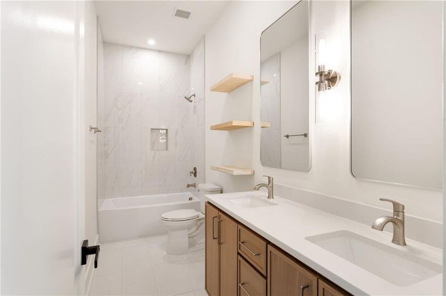 Furnished interior view inside a new home in , Powder Springs (Image 47).