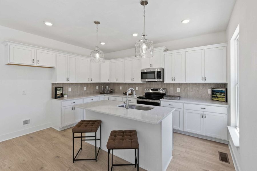 Furnished interior view inside a new home in Westfield Manor Homes, Gallatin (Image 5).