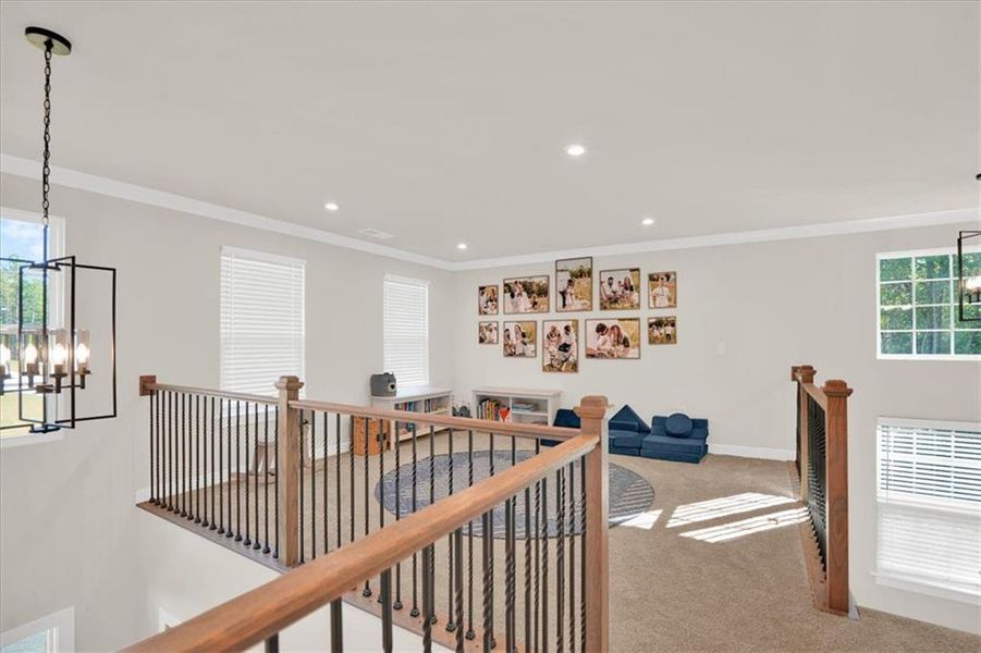 Furnished interior view inside a new home in , Fayetteville (Image 53).