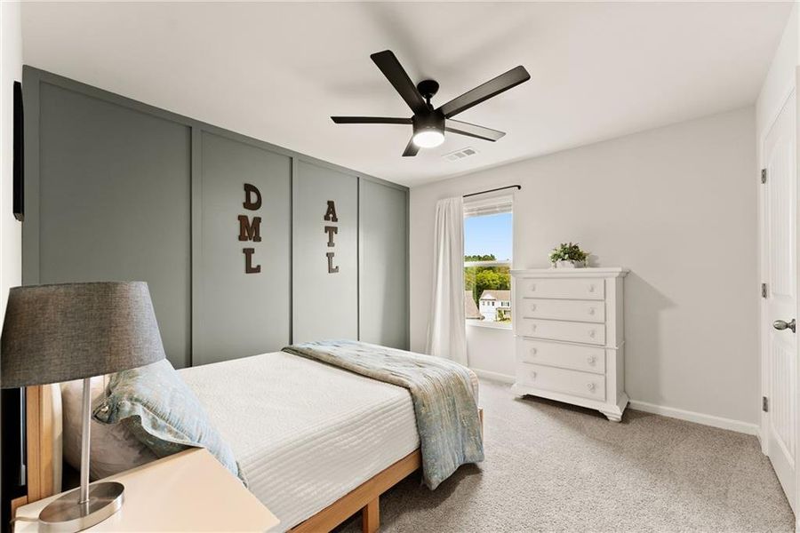 Furnished interior view inside a new home in , Dawsonville (Image 39).